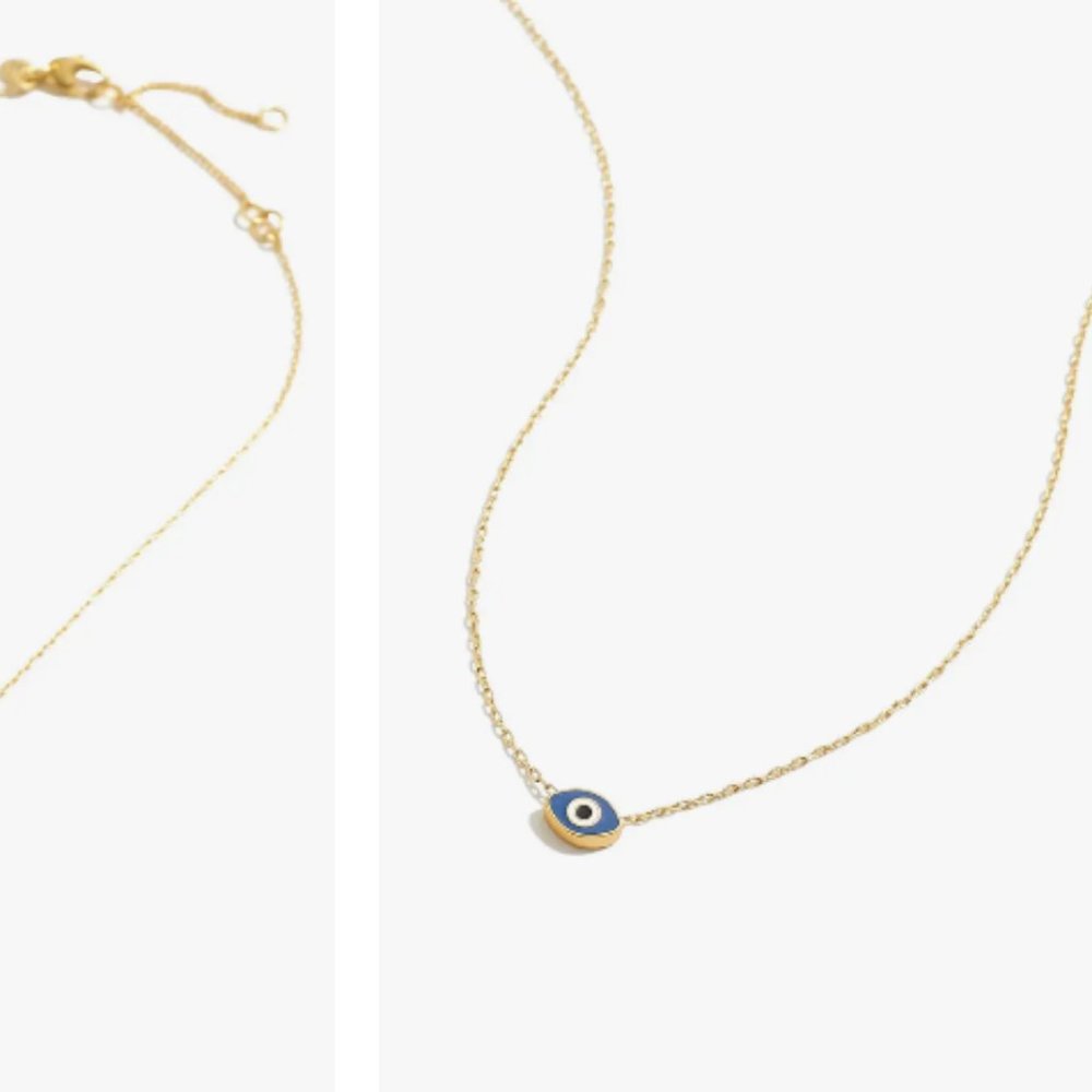 LOOKING: Madewell evil eye pendant